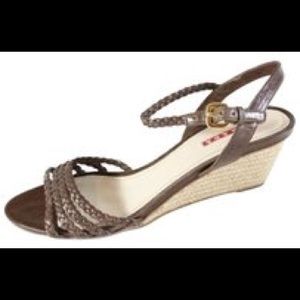 Prada wedge sandal
