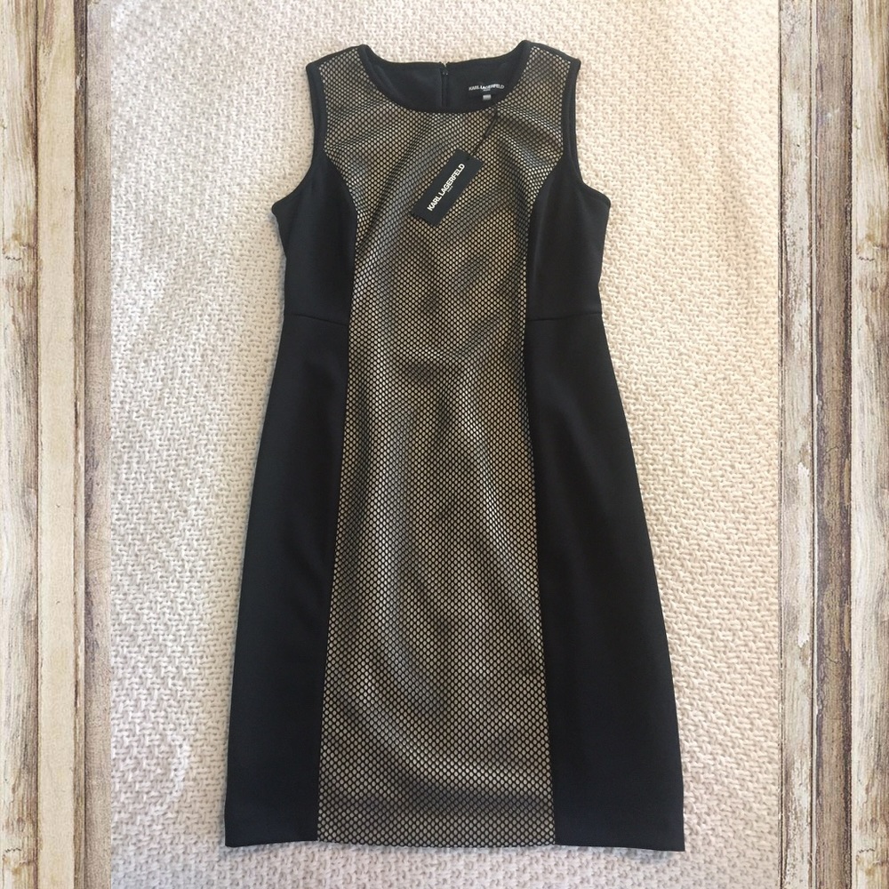 Karl Lagerfeld Paris Mesh Dress Sz 10