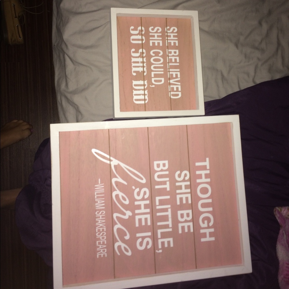 matching  wall quotes