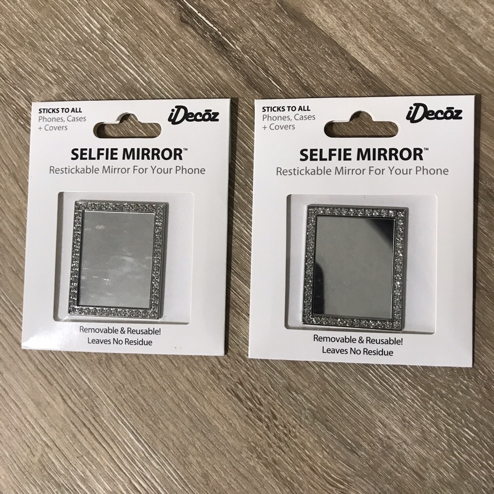 2 Selfie Mirrors for cell phone