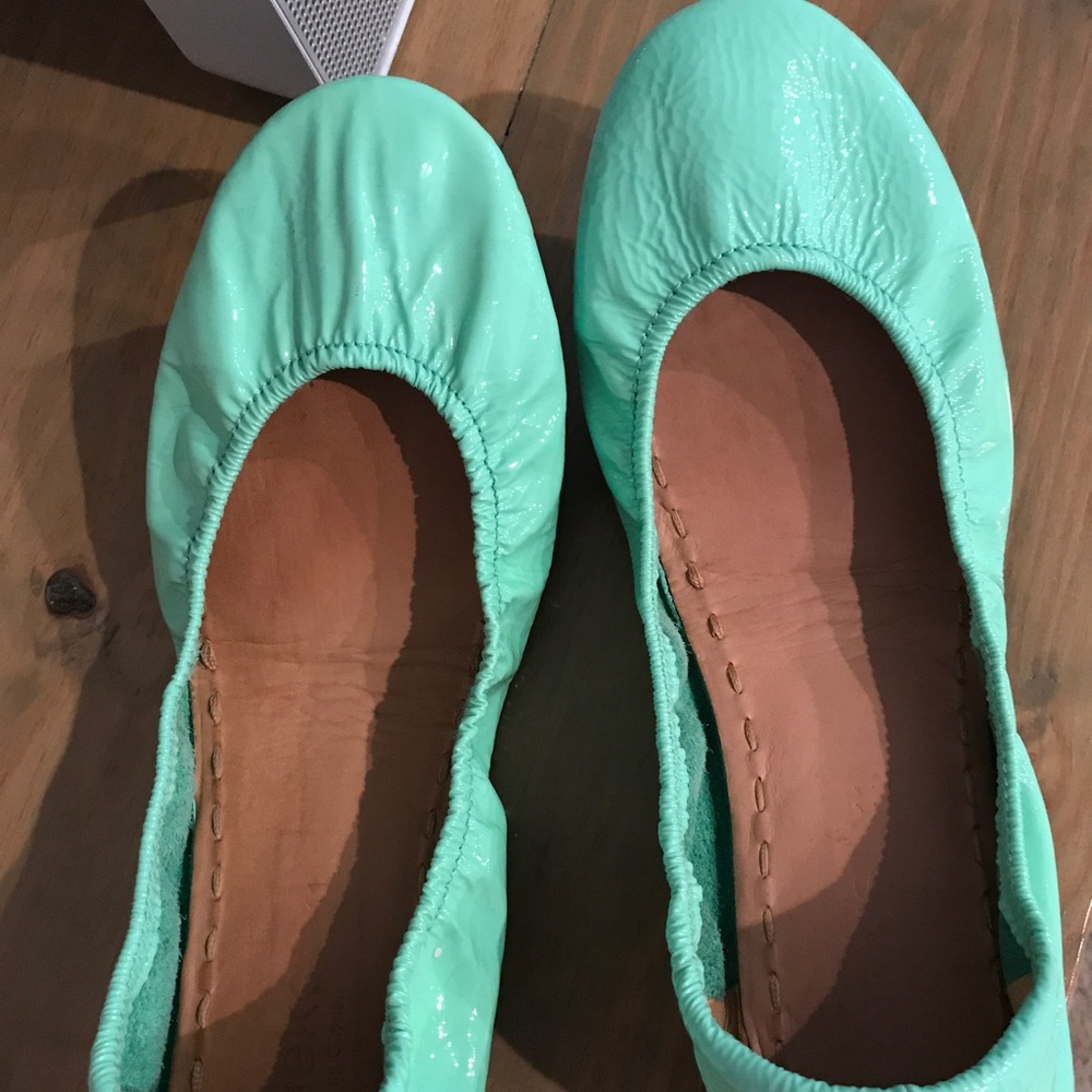 Tieks Mint Patent size 11