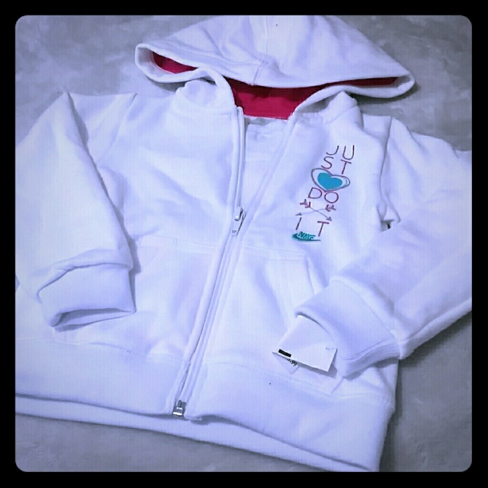 New girl Nike zip up hoodie jacket