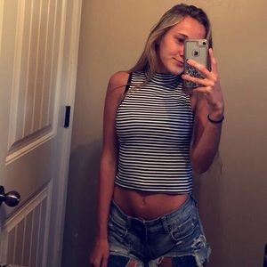 Striped crop top!