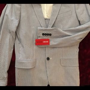 NEW! IZOD Seersucker Blazer, M's S/P