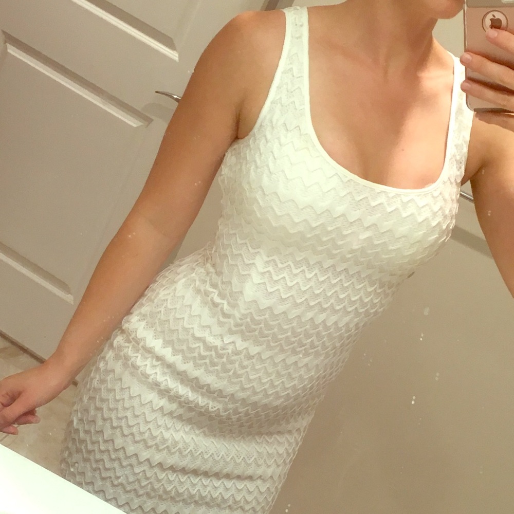 GUESS sexy white mini dress