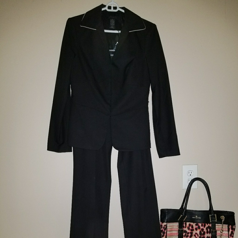 3 peice blk suit set