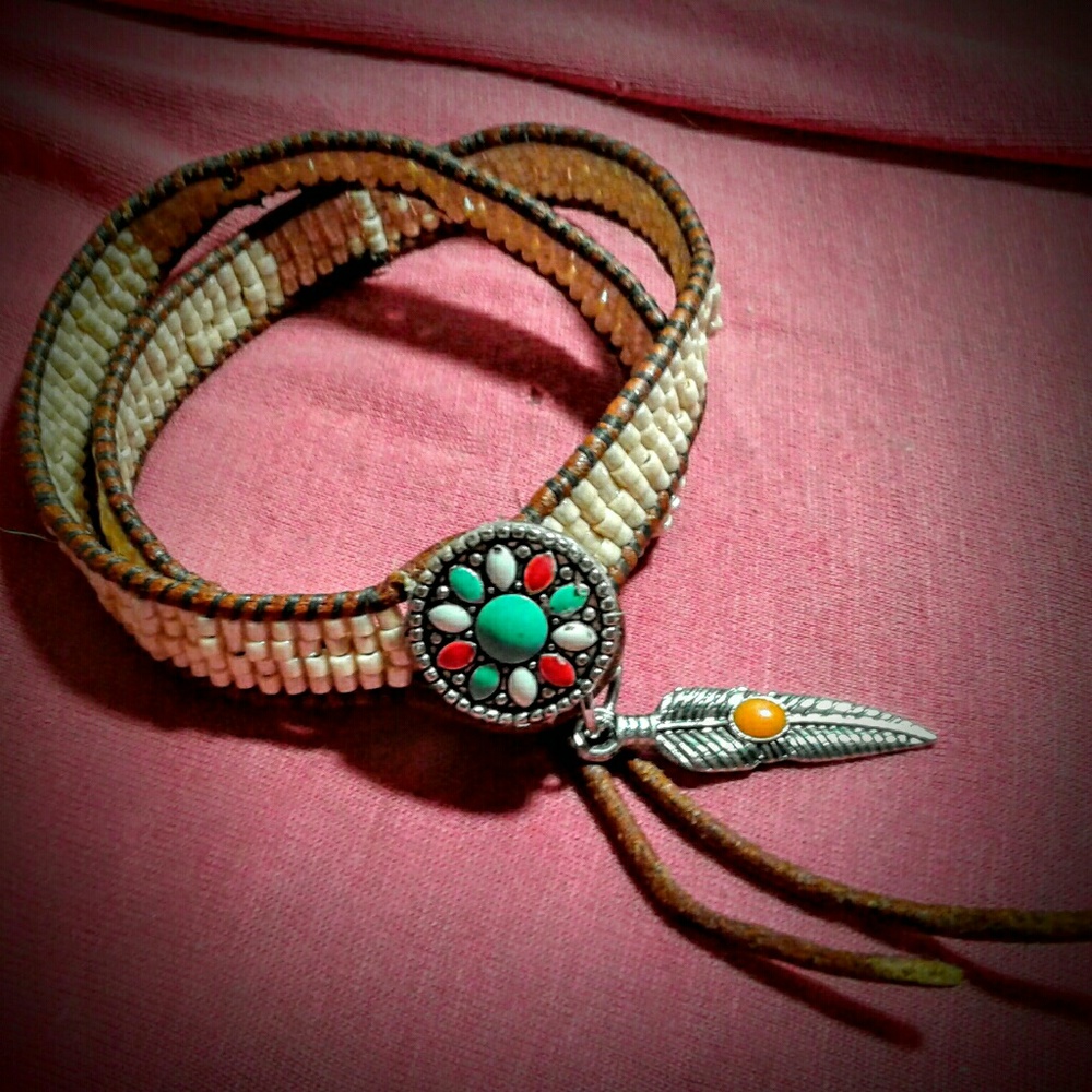 HANDMADE BOHEMIAN WRAP BRACELET!!!