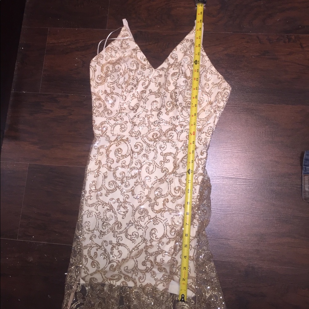 Sale $15 ! Champagne gown ! - Picture 5 of 8
