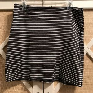 BDG Charcoal Grey & White Stripe Skirt urban