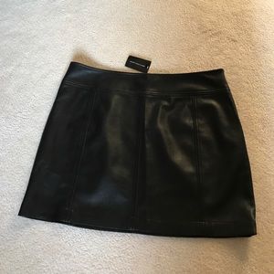 Leather skirt