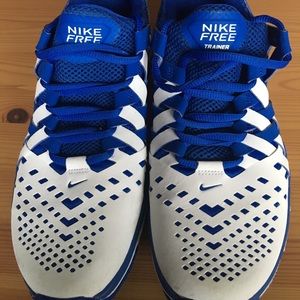 Nike free run shoes.