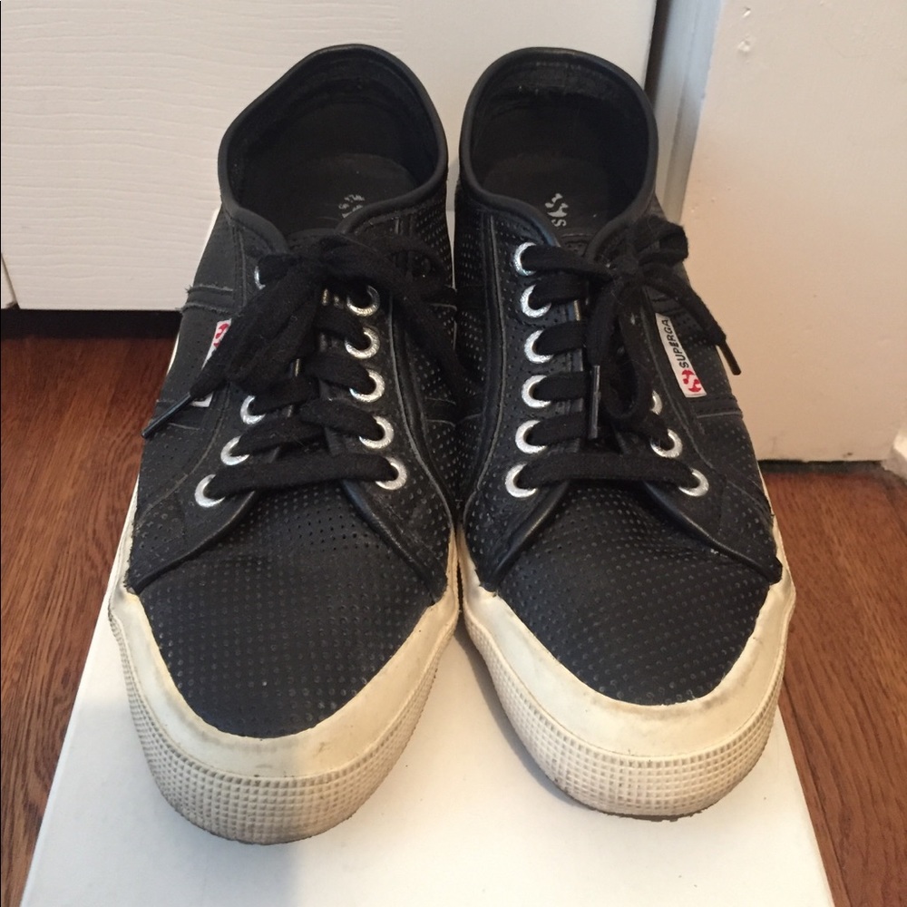 Superga black sneakers - size 40