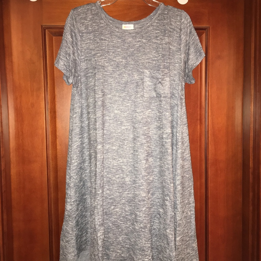 NWOT LuLaRoe Heather Blue Carly