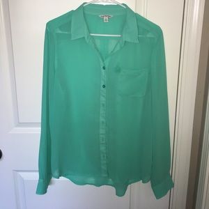 American Eagle sheer blouse