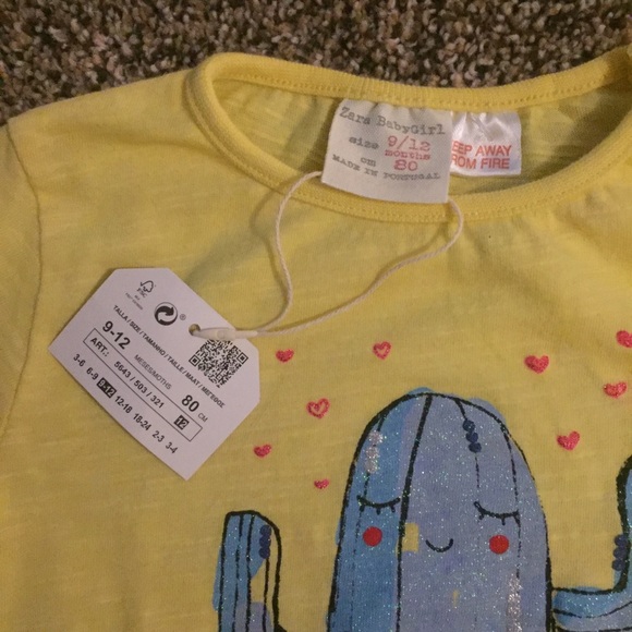 !!HOST PICK!!! ZARA BABY: Cactus HUG ME T-Shirt - Picture 2 of 3