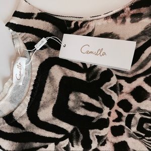 Camilla AUSTRALIA animal print blouse