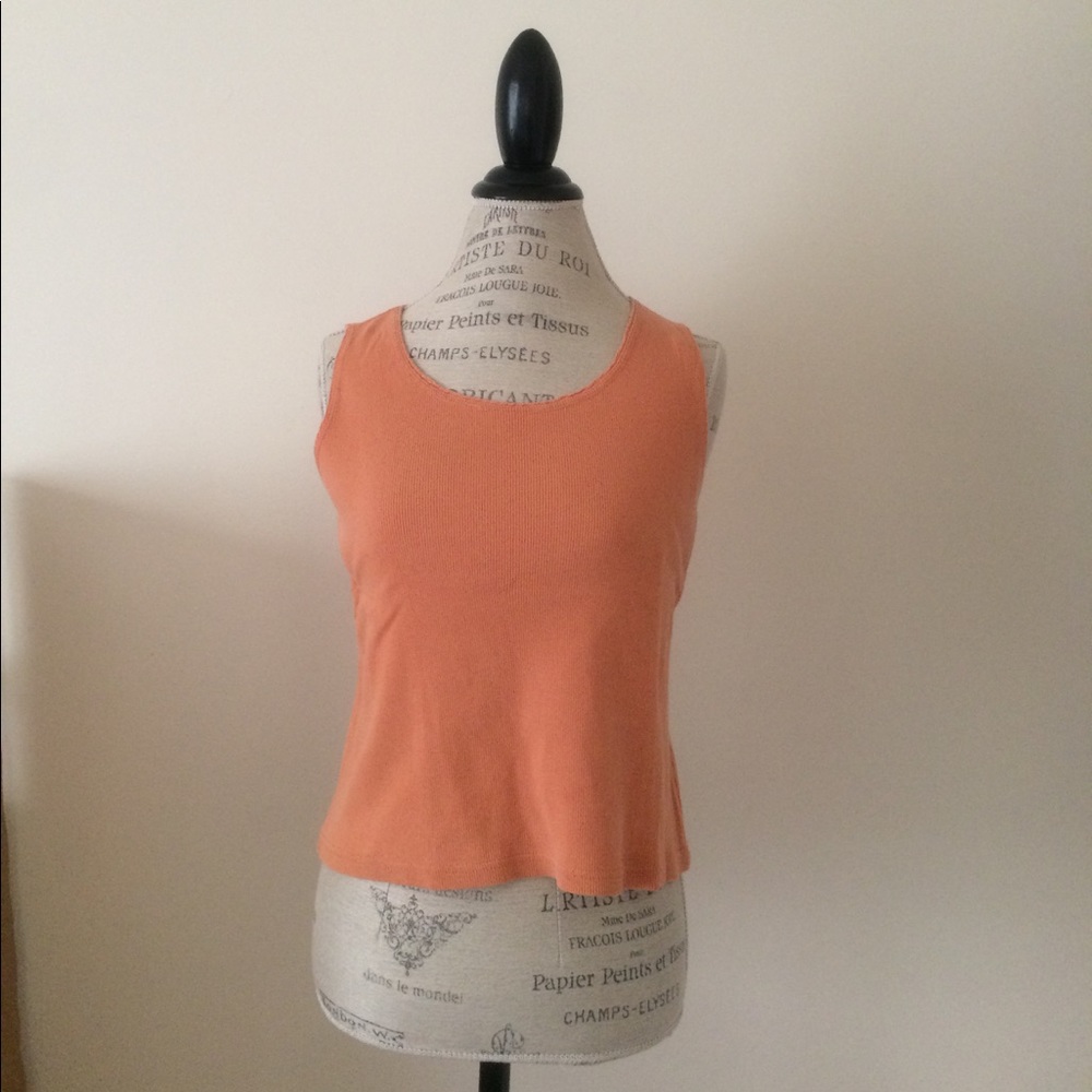 Karen Scott Orange Tank Size Petite Small