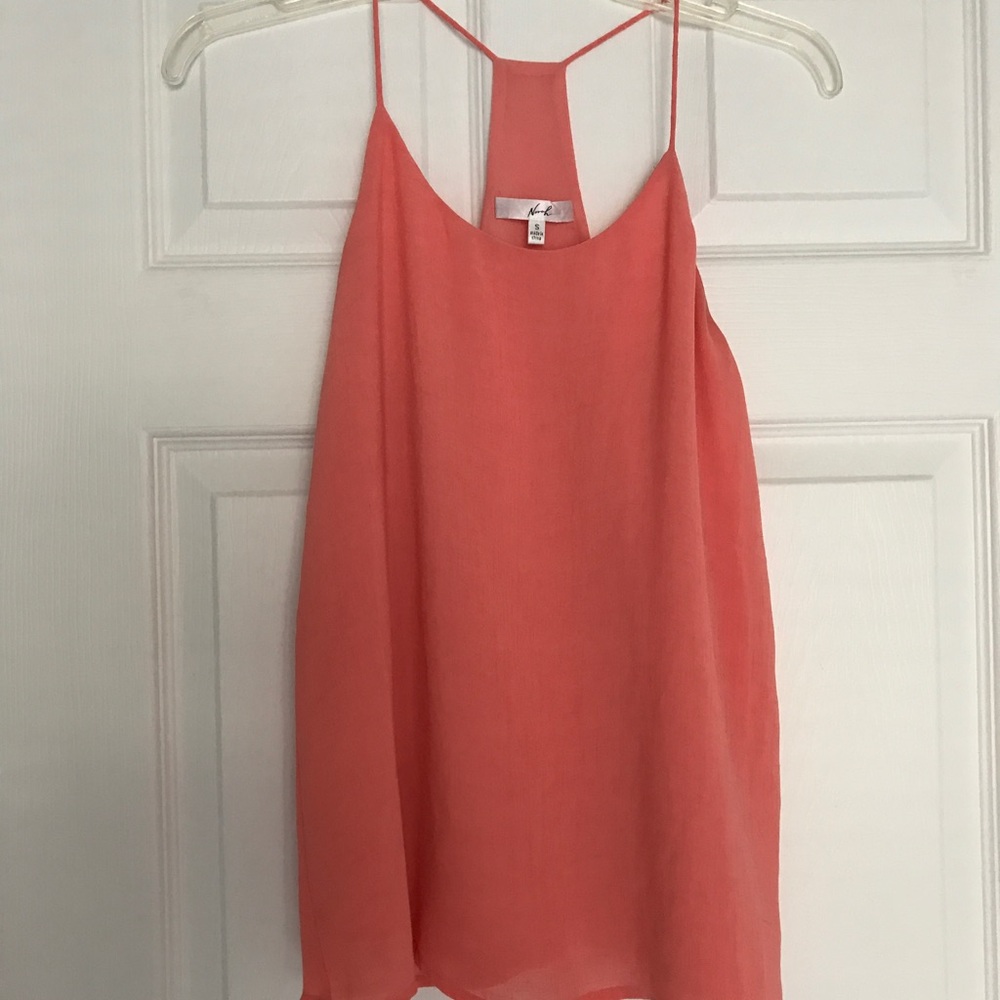 Coral colored tank