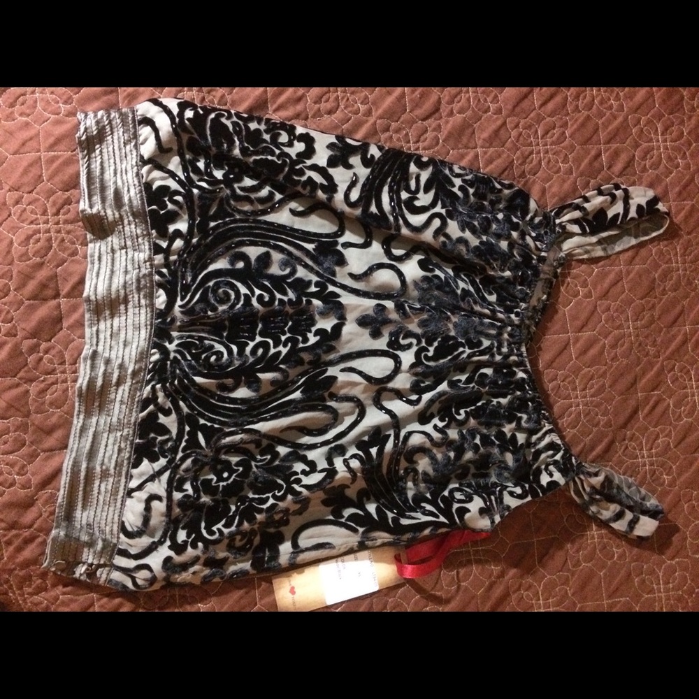 NWT Love Token XS Dressy Chiffon strap top