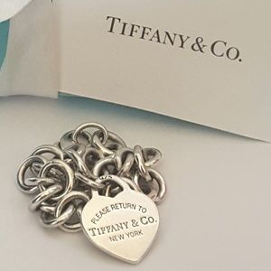 TIFFANY CO. Return to Tiffany Bracelet Sz 7in