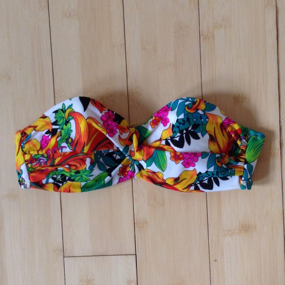 Victoria's Secret floral bandeau top