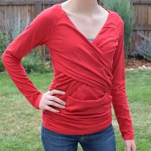 Sundance Red Vanessa Wrap Top