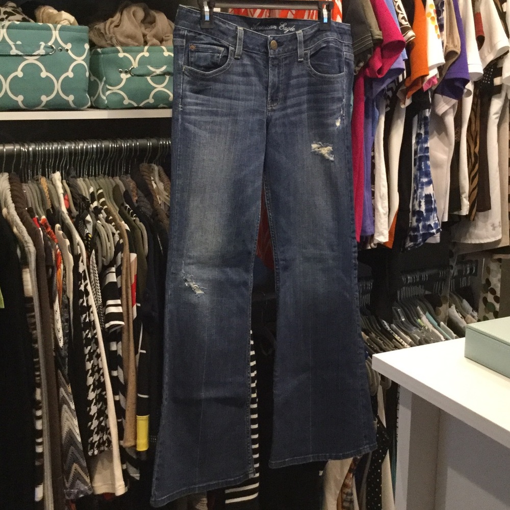 American Eagle Hipster flare jeans