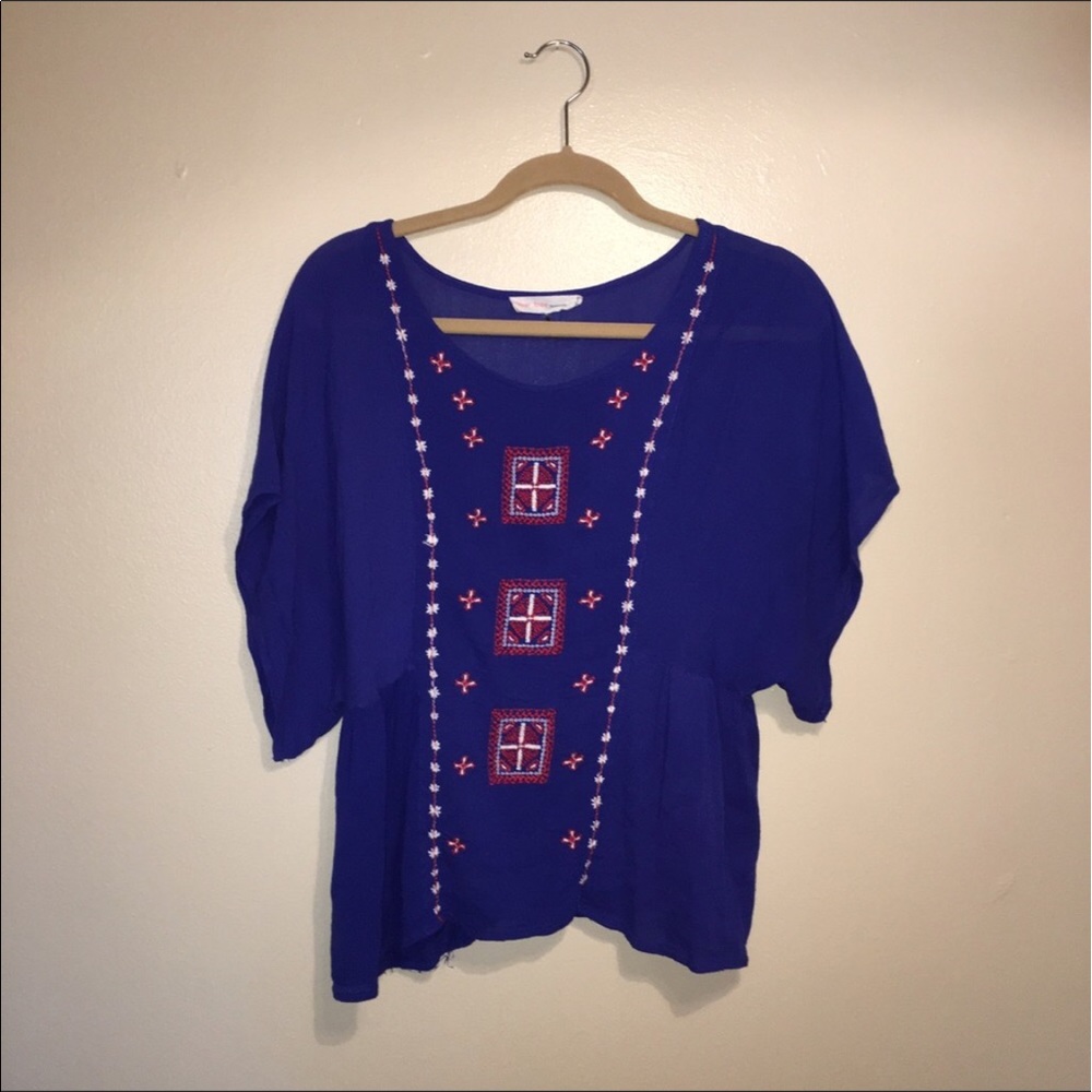 Bohemian Embroidered Blouse (Flowy)