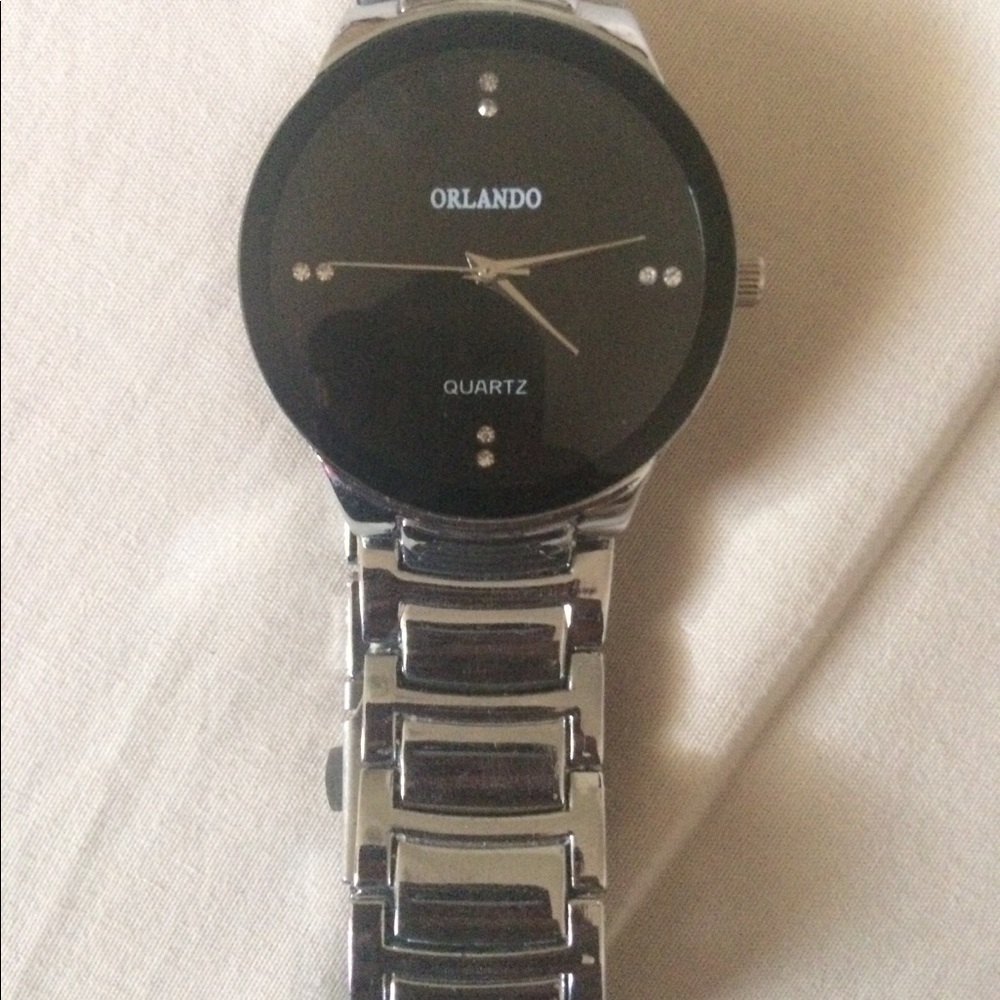 Men's Orlando quartz silver watch