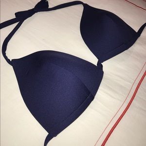 Cosabella Navy Padded Bikini Top