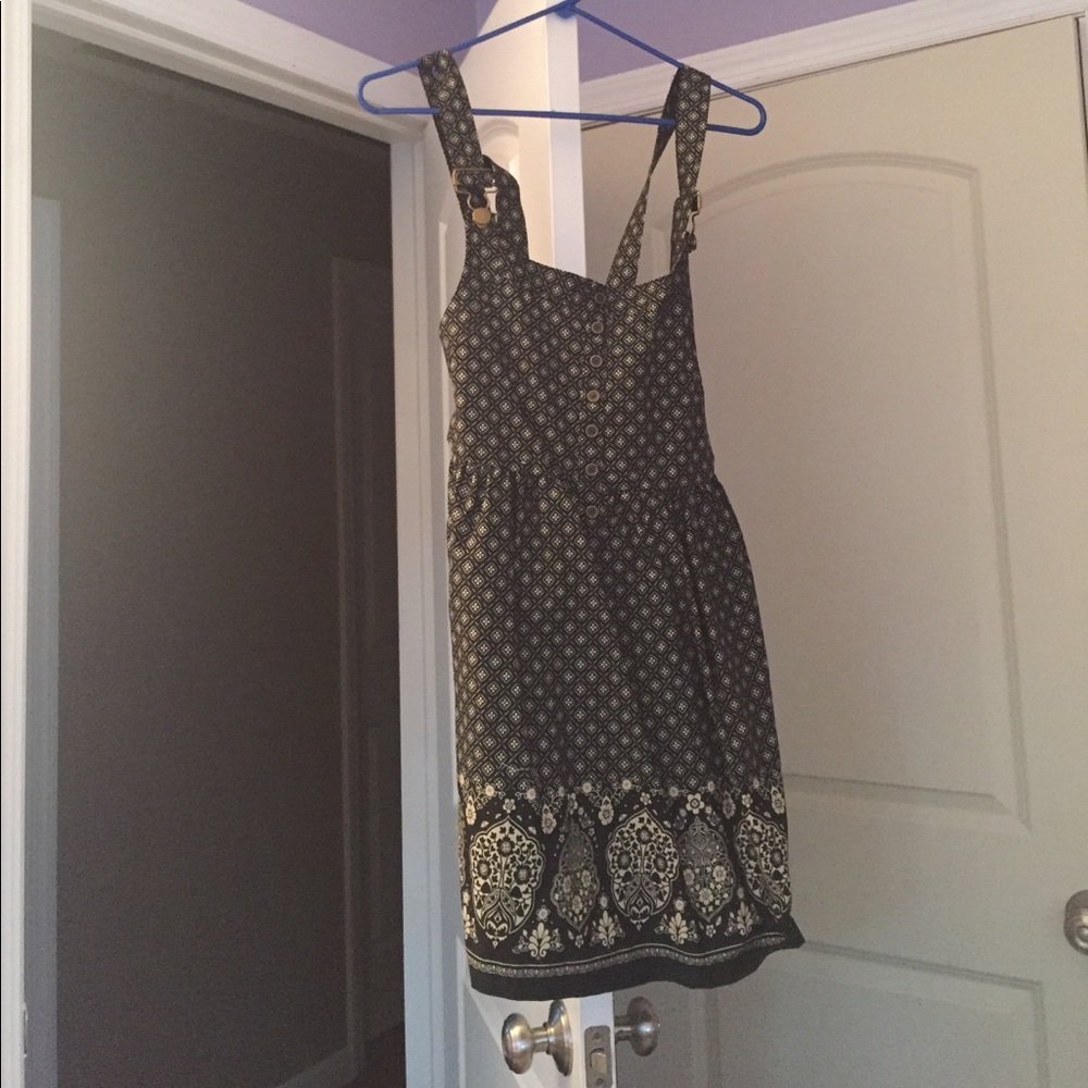 Black and Cream Dress