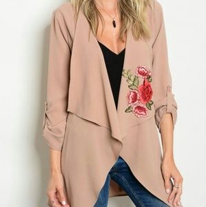 🌺BLUSH ROSE PATCH BLAZER 🌺