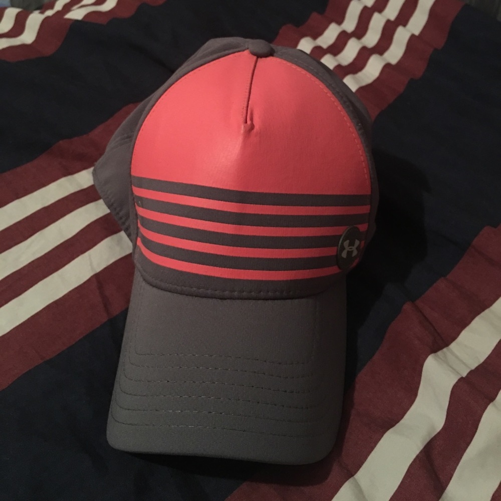 Gray Under Armour hat