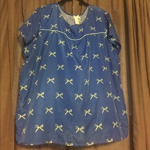Blue Bow Shirt