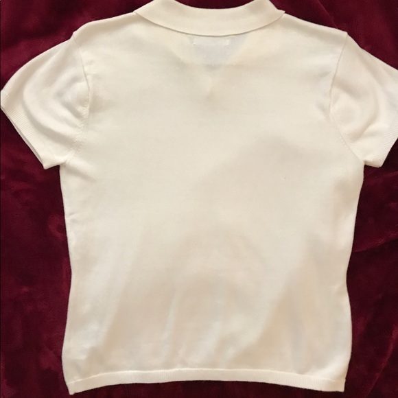 Tommy Hilfiger white tennis/golf sweater W's M - Picture 4 of 7