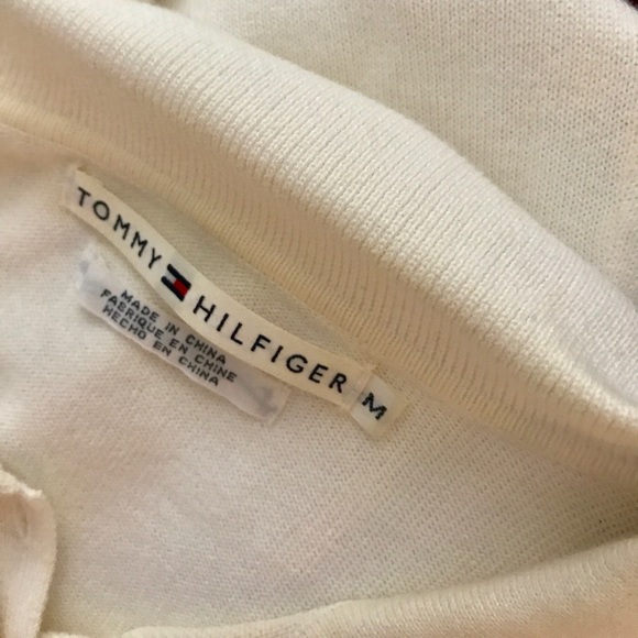 Tommy Hilfiger white tennis/golf sweater W's M - Picture 5 of 7