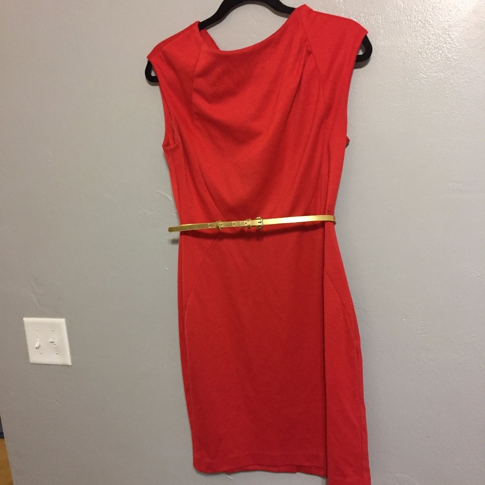 Red Ponte Dress