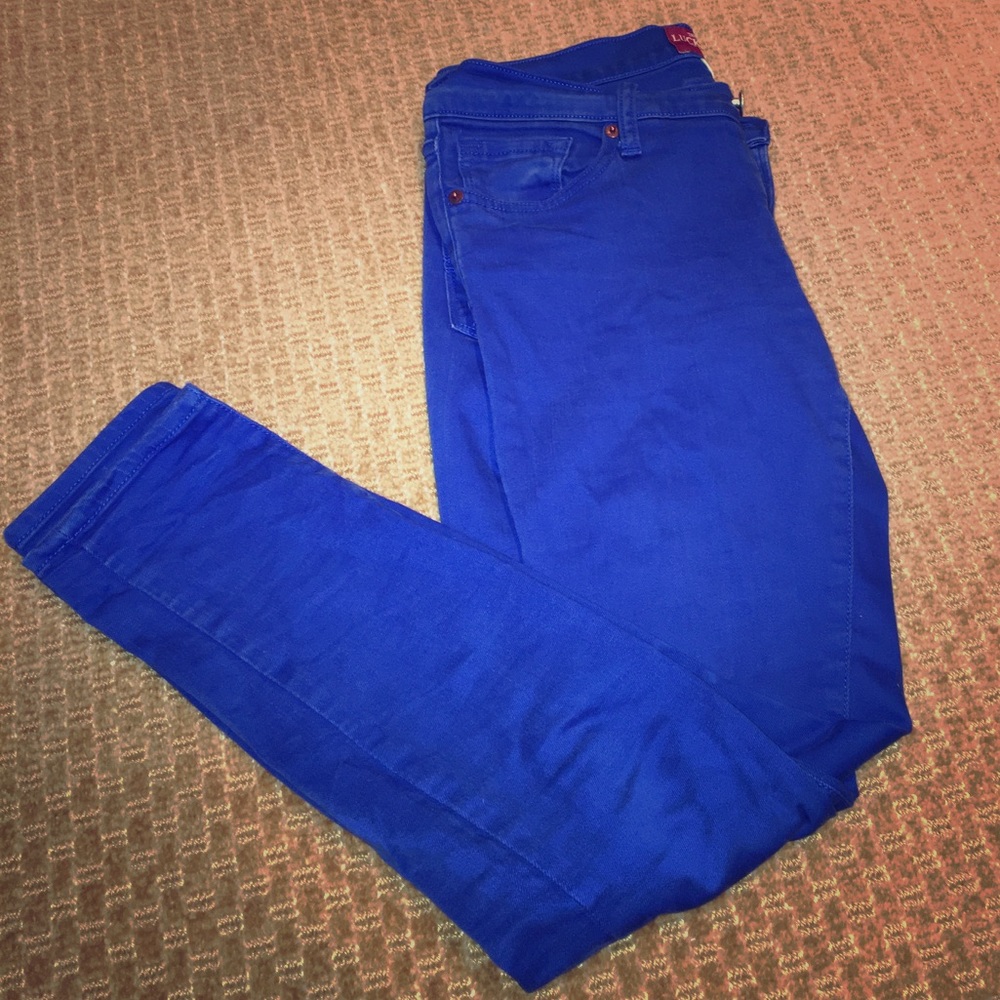 Lucky Brand Blue Charlie Skinny Jeans