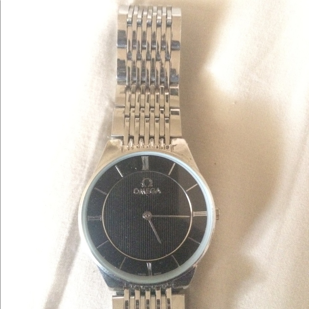 Omega men's watch silver
