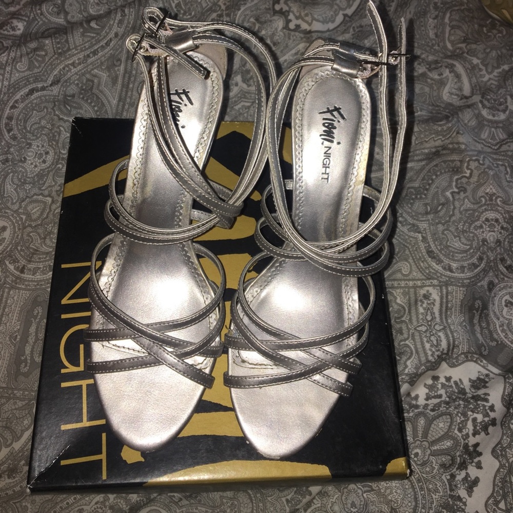 Fiona Night Silver Strappy Sandal