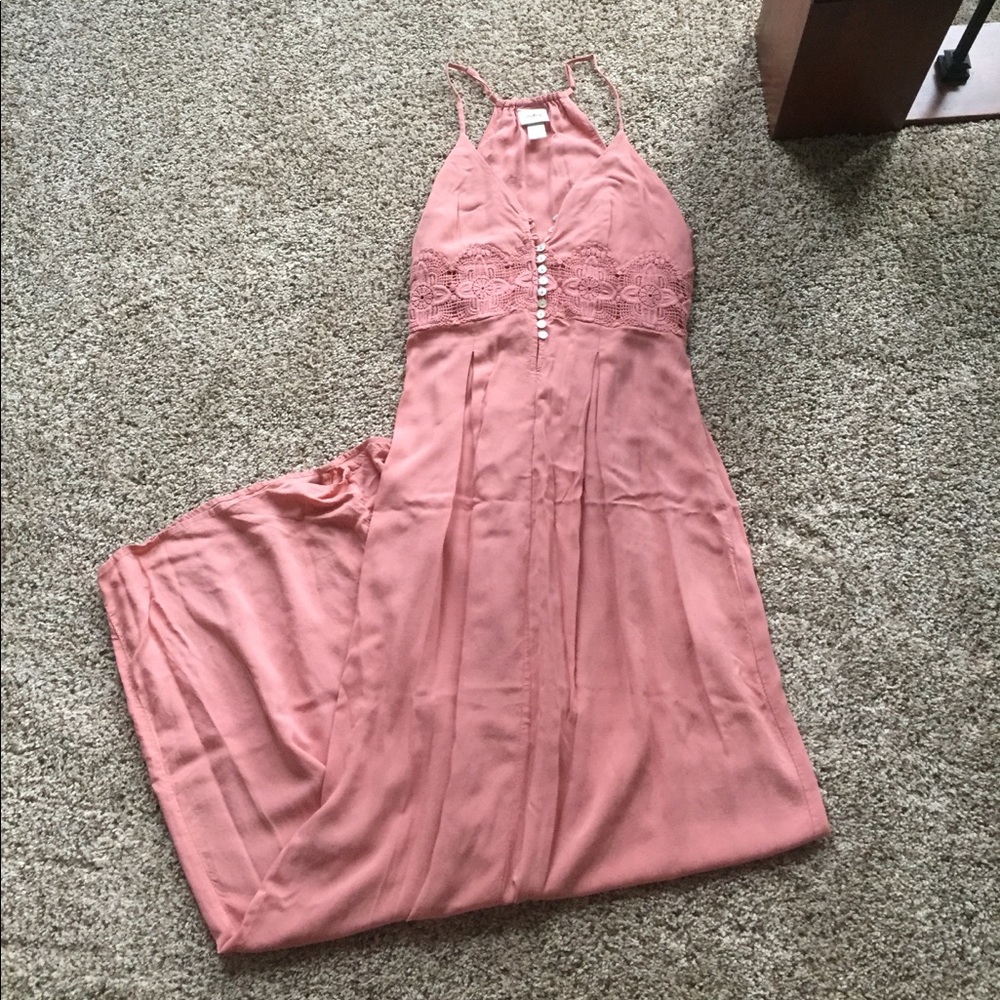 SOLD Coral Daytrip Maxi Dress