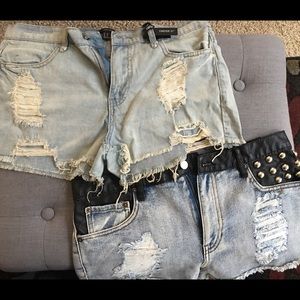 High Waisted Short Shorts