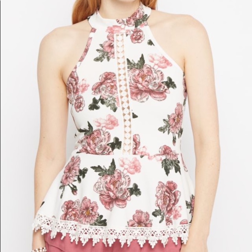 NWOT Rue 21 peplum top