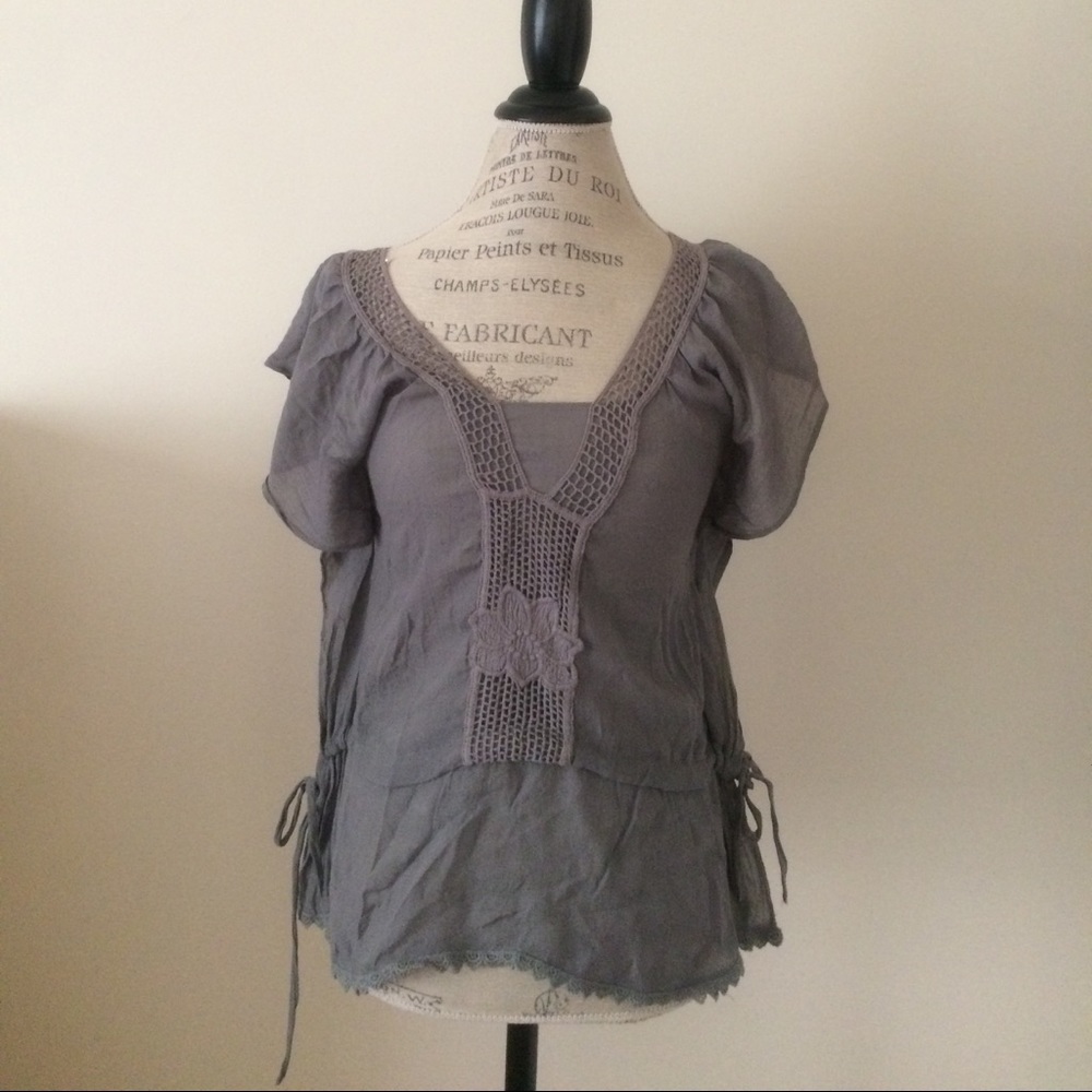 Grey Mine Loose Top Size L