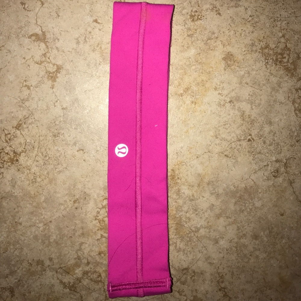 Pink Lulu Lemon Headband