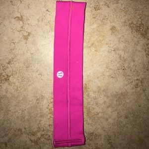 Pink Lulu Lemon Headband