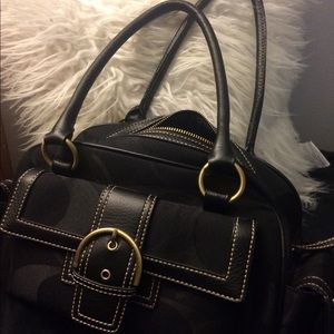 NEVER USED Black Coach Bag