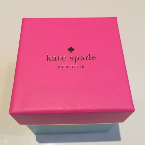 Kate Spade Gold Glitter 12K Fill Stud Earrings - Picture 4 of 5