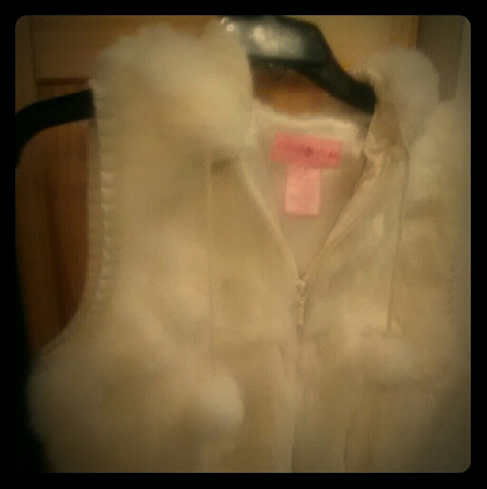 Eastside/Westside Fur/Wool Hooded Vest
