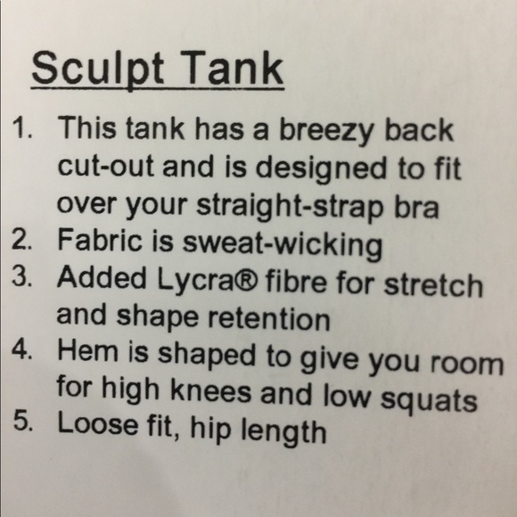 SOLD💕lululemon Sculpt Tank Sz 6 - Picture 6 of 6